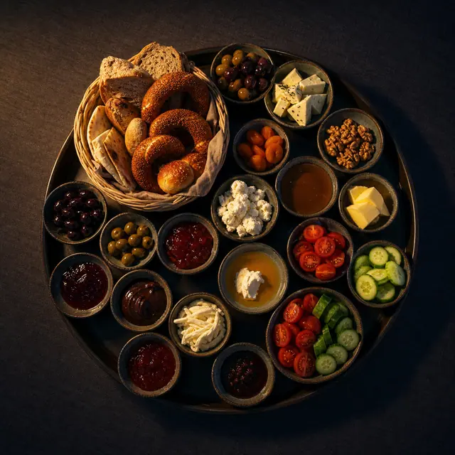 Open buffet breakfast