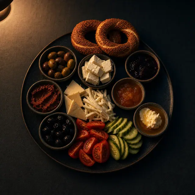 Spread Turkish breakfast