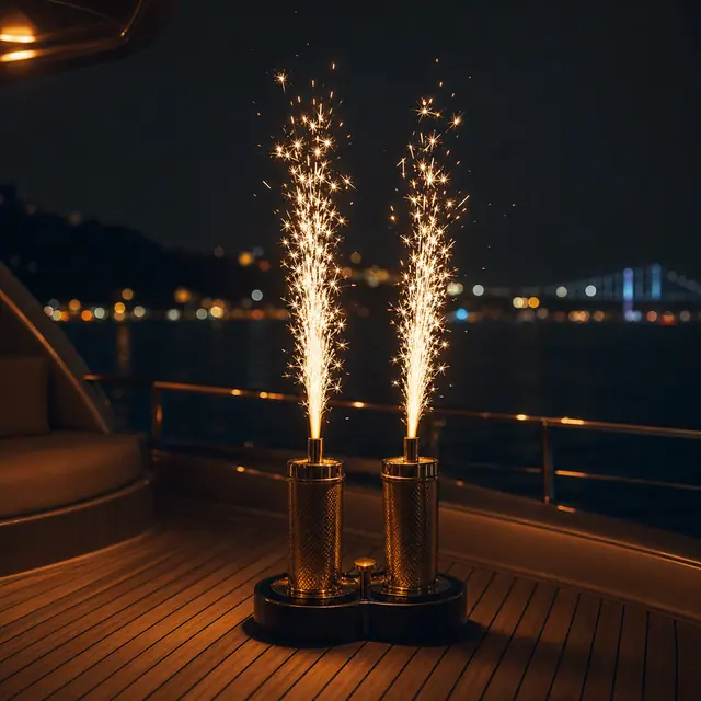 Sparkler welcome